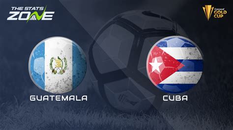 Guatemala vs cuba - Jun 27, 2023 · Guatemala and Cuba faced off on Tuesday, June 27th, in Fort Lauderdale. Both teams struggled in the first half, knocking off very few shots on goal. At 45’+1’, Guatemala’s Carlos Mejía drew a... 